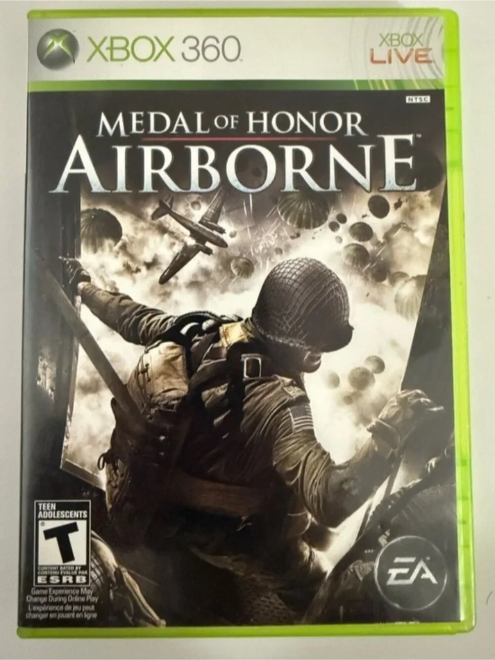 Medal of Honor Airborne Xbox 360 Complete w/ Manual